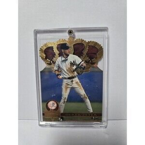 Derek Jeter 1997 Pacific GOLD CROWN DIE-CUTS #11